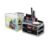 Transparent acrylic make up holder