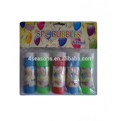 Hot sale 5pcs 60ml funny colorful water bubbles for kids