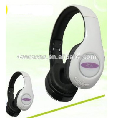 Bulk wholesale fashion Wired stereo bluetooth headset with microphone for mobile phone or ipod